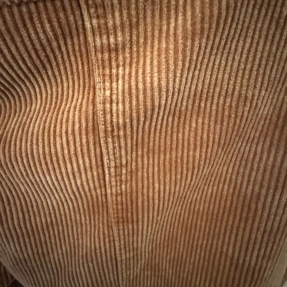 POL Clothing Frayed Hem Brown Corduroy Trucker Jacket - Picture 9 of 11